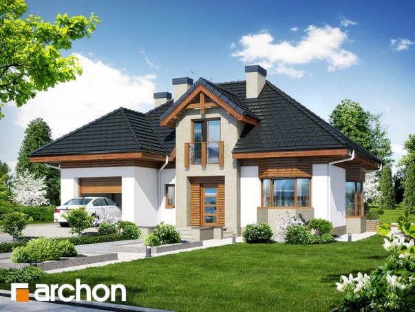 Проект дома Дом в каллатеях 5 Termo вер.2 - 1 С мансардным этажом дома в Киеве