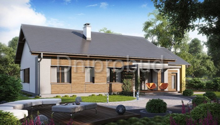 Дом мансардного типа в с. Братское (ул. Калиновая)