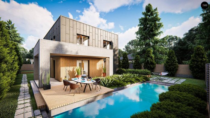 Проект дома Ux171 - 3 Двухэтажные дома в Киеве