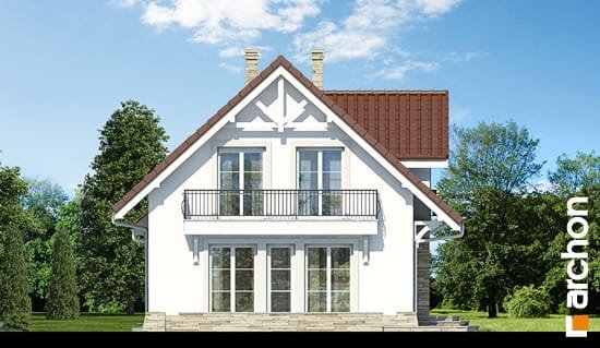 Проект дома Дом в лантанах вер.2 - 5 С мансардным этажом дома в Киеве