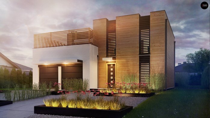 Проект дома Ux120 - 1 Двухэтажные дома в Киеве