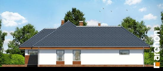 Проект дома Дом в хеномелесе 2 - 4 Одноэтажные дома в Киеве