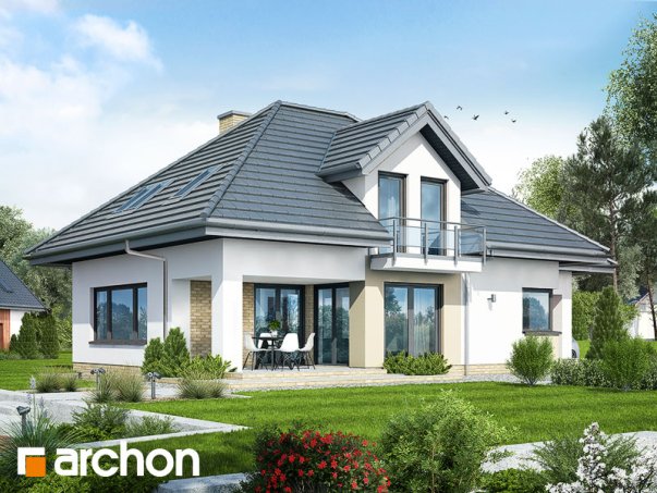 Проект дома Дом в гемантусе - 2 С мансардным этажом дома в Киеве