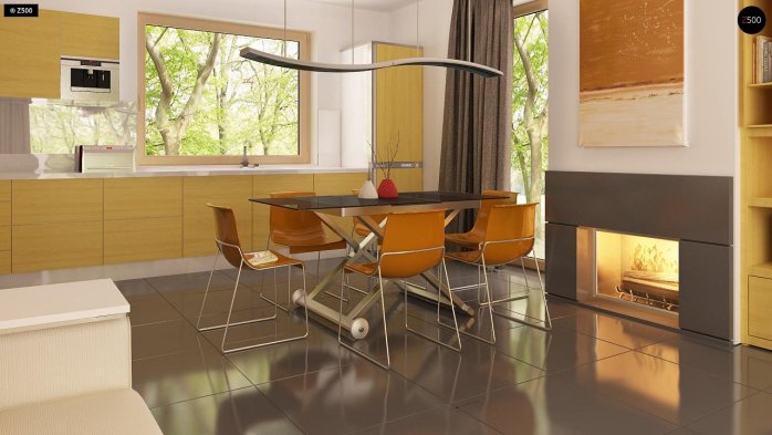 Проект дома U225 k - 8 С мансардным этажом дома в Киеве