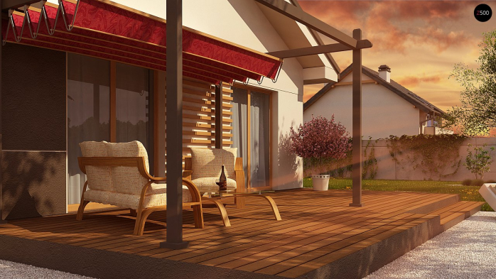 Проект дома U329 - 5 Одноэтажные дома в Киеве