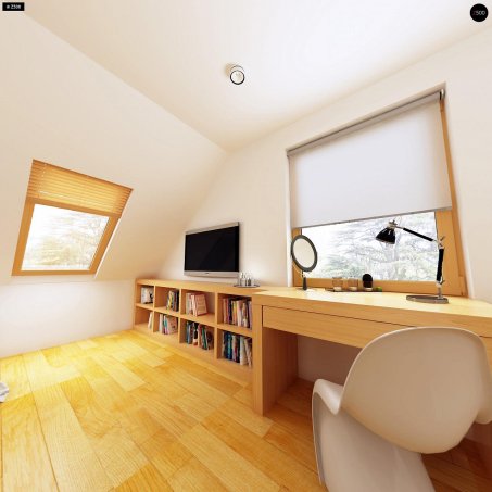 Проект дома U34 - 11 С мансардным этажом дома в Киеве