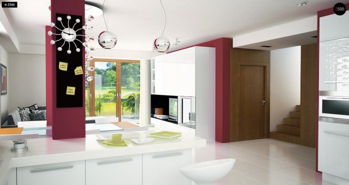 Проект дома Ux29 k - 5 Двухэтажные дома в Киеве