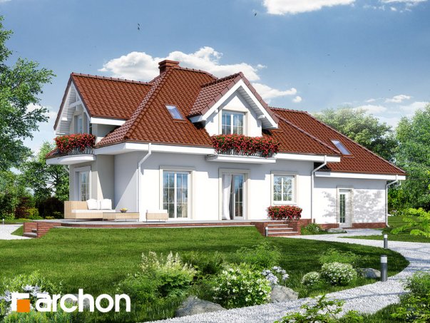 Проект дома Дом в вербене (Г2) - 2 С мансардным этажом дома в Киеве