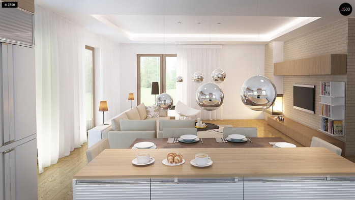 Проект дома U301 - 22 Одноэтажные дома в Киеве