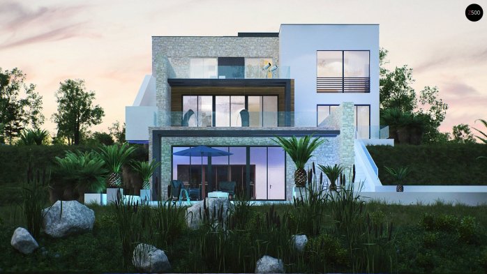 Проект дома Ur17 - 7 Двухэтажные дома в Киеве