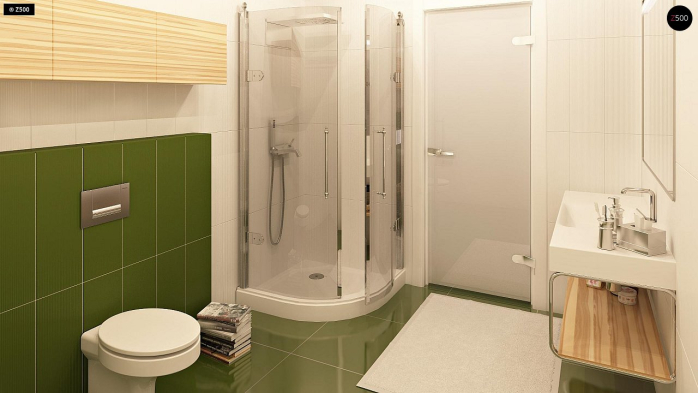 Проєкт будинку Ux44 - З мансардним поверхом дома у Києві