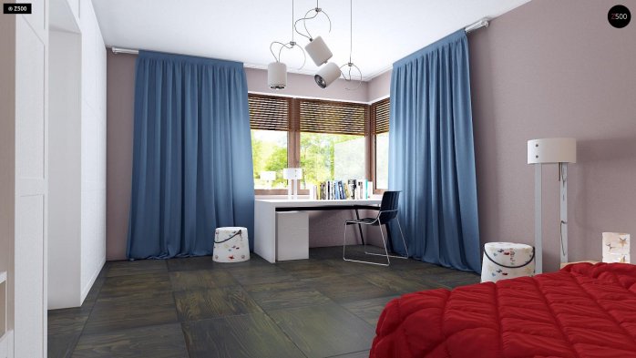 Проект дома Ur5 - 13 С мансардным этажом дома в Киеве