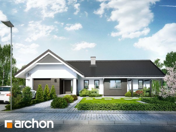 Проект дома Дом в бонсай - 1 Одноэтажные дома в Киеве