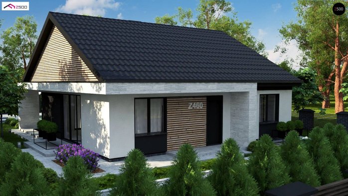 Проект дома U460 - 5 Одноэтажные дома в Киеве