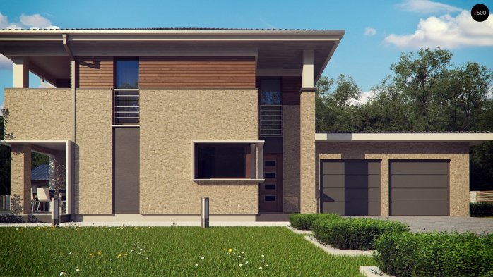 Проект дома Ux122 - 8 Двухэтажные дома в Киеве