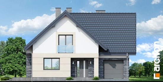 Проект дома Дом в миловонках 2 - 3 С мансардным этажом дома в Киеве