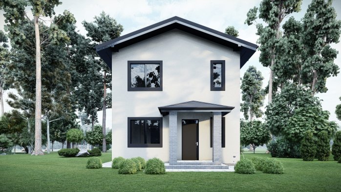 Проект дома DBT 549 - 5 Двухэтажные дома в Киеве