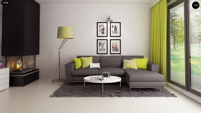 Проект дома U174 - 5 С мансардным этажом дома в Киеве