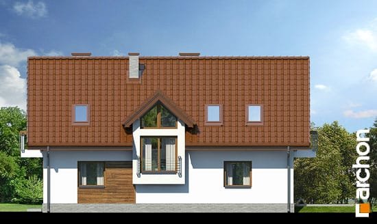 Проект дома Дом в майоране 2 (Н) вер.2 - 6 С мансардным этажом дома в Киеве