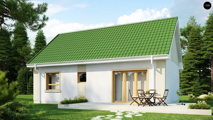 Проект дома U12 - 2 Одноэтажные дома в Киеве
