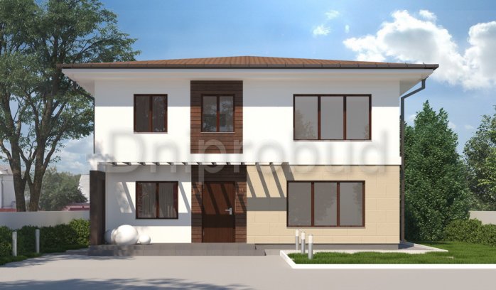 Проект дома Db 7 - 3 Двухэтажные дома в Киеве