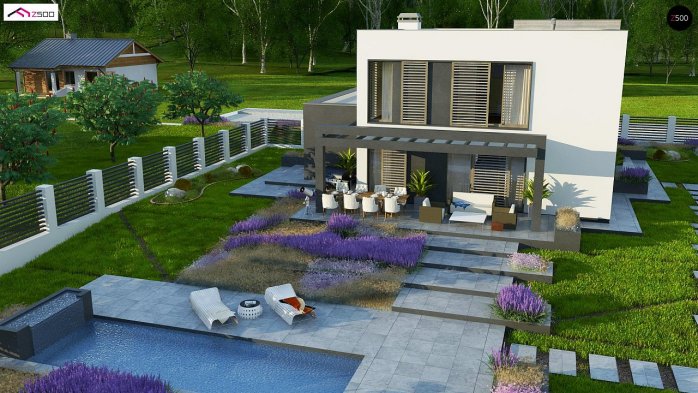 Проект дома Ux91 - 5 Двухэтажные дома в Киеве