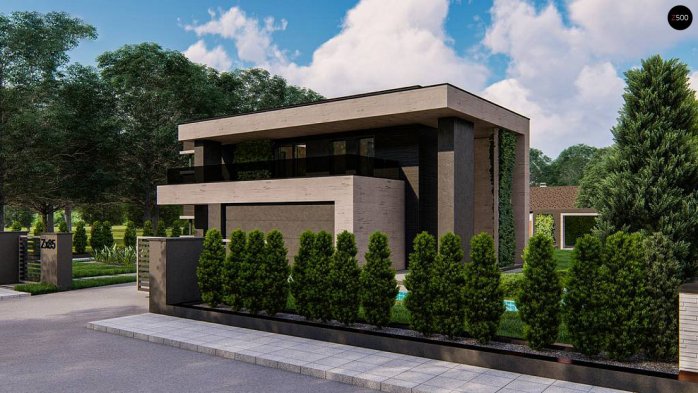 Проект дома Ux85 - 5 Двухэтажные дома в Киеве