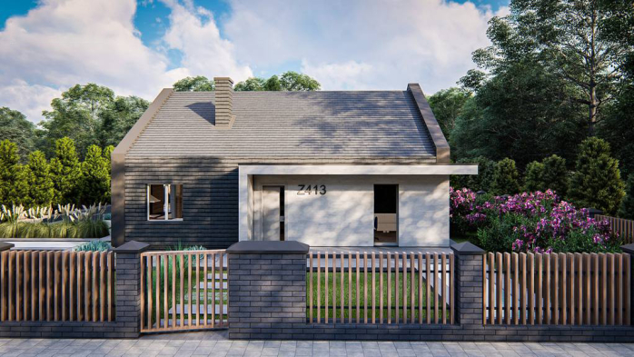 Проект дома U413 - 2 Одноэтажные дома в Киеве