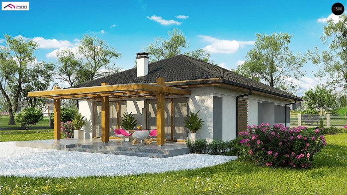 Проєкт будинку U328 - Одноповерхові дома у Києві