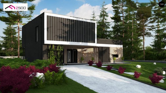 Проект дома Ux205 - 4 Двухэтажные дома в Киеве