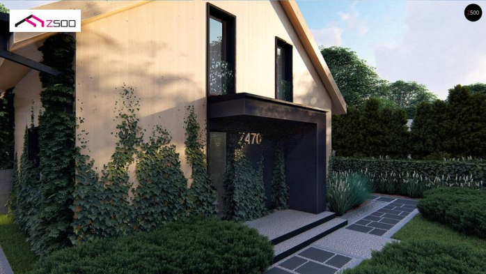 Проект дома U470 - 6 С мансардным этажом дома в Киеве