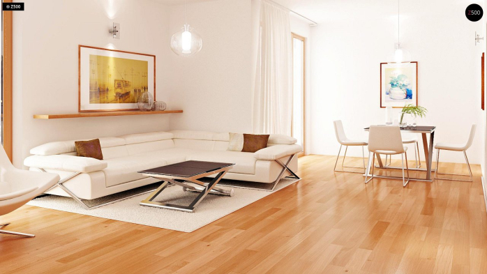 Проект дома Ub4 - 4 С мансардным этажом дома в Киеве