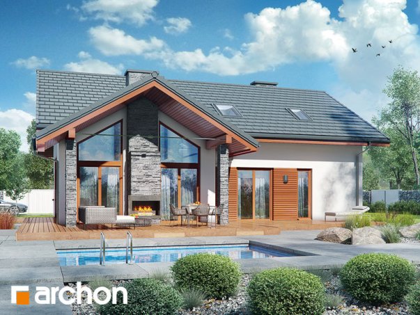 Проект дома Дом в первоцветах 2 (Г2) - 1 С мансардным этажом дома в Киеве