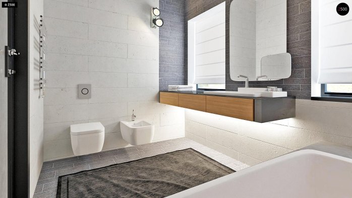 Проект дома Ux63 B + s - 30 Двухэтажные дома в Киеве