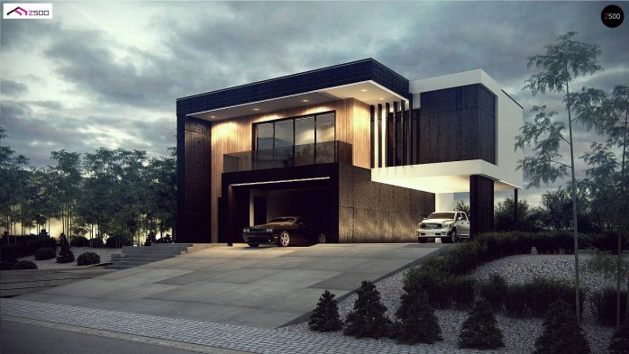 Проект дома Ux204 - 2 Двухэтажные дома в Киеве