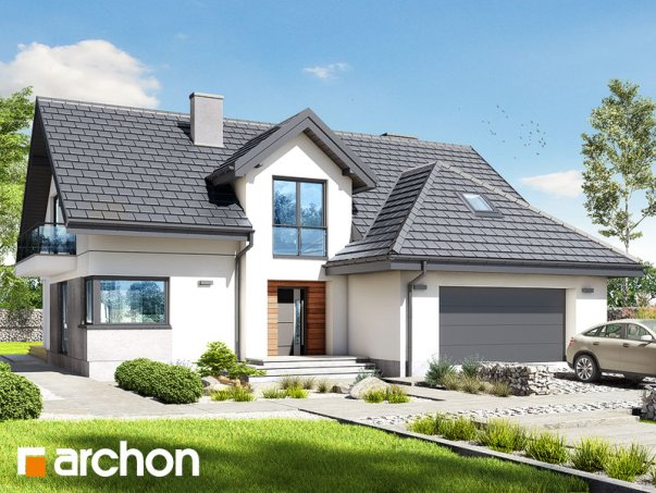 Проект дома Дом в кортландах 4 (Г2) - 1 С мансардным этажом дома в Киеве