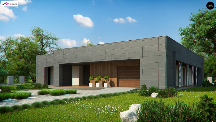 Проект дома Ux118 - 8 Одноэтажные дома в Киеве