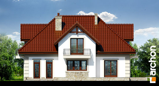 Проект дома Дом а альпиниях вер.2 - 6 С мансардным этажом дома в Киеве