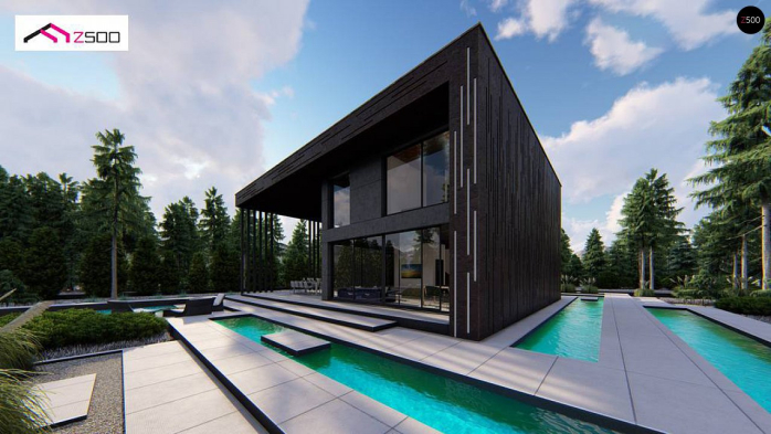 Проект дома Ux167 - 3 Двухэтажные дома в Киеве