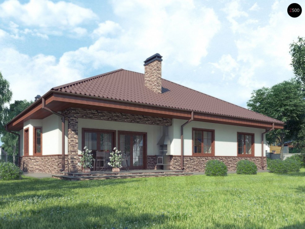 Проект дома U10 stu bk v1 - 2 С мансардным этажом дома в Киеве