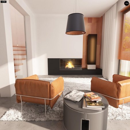 Проект дома U114 - 8 С мансардным этажом дома в Киеве