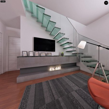 Проект дома U32 - 9 С мансардным этажом дома в Киеве