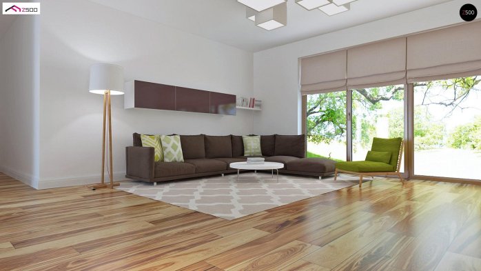 Проект дома U91 - 5 Одноэтажные дома в Киеве