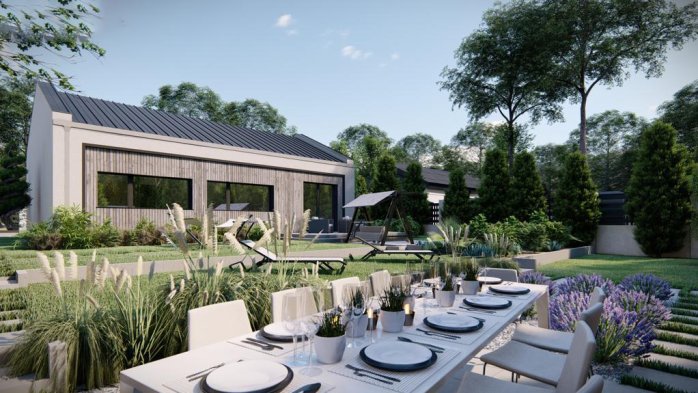 Проект дома U514 - 6 Одноэтажные дома в Киеве