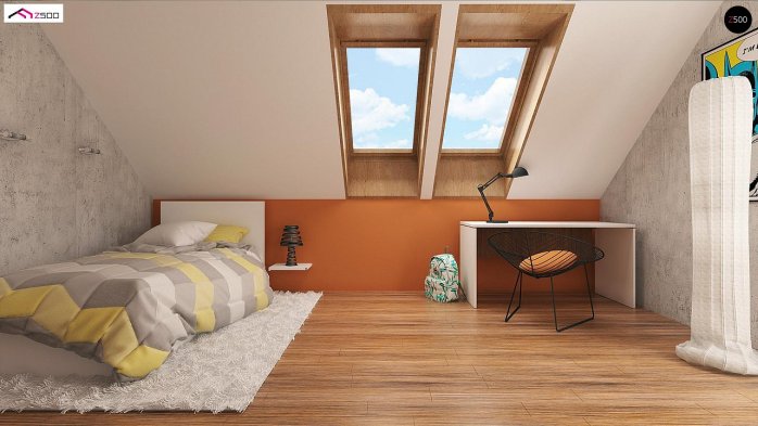 Проект дома U178 - 8 С мансардным этажом дома в Киеве