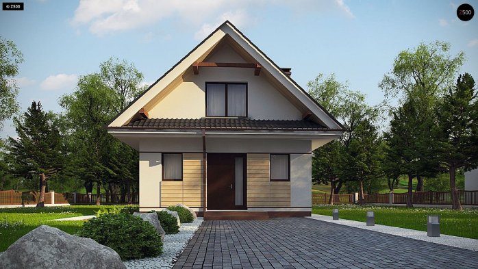 Проект дома U362 - 2 С мансардным этажом дома в Киеве