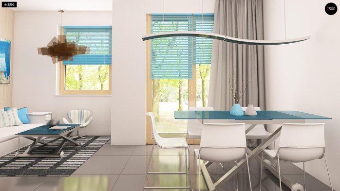 Проект дома U212 GL - 8 С мансардным этажом дома в Киеве