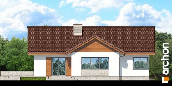 Проект дома Дом в плодолистике - 5 Одноэтажные дома в Киеве