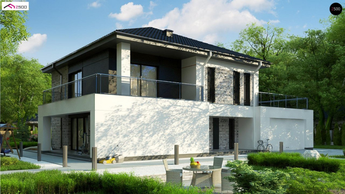 Проект дома U291 - 3 Двухэтажные дома в Киеве