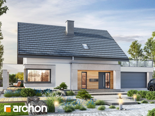 Проект дома Дом в изопируме 7 (Г2) - 1 С мансардным этажом дома в Киеве